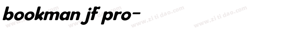 bookman jf pro字体转换